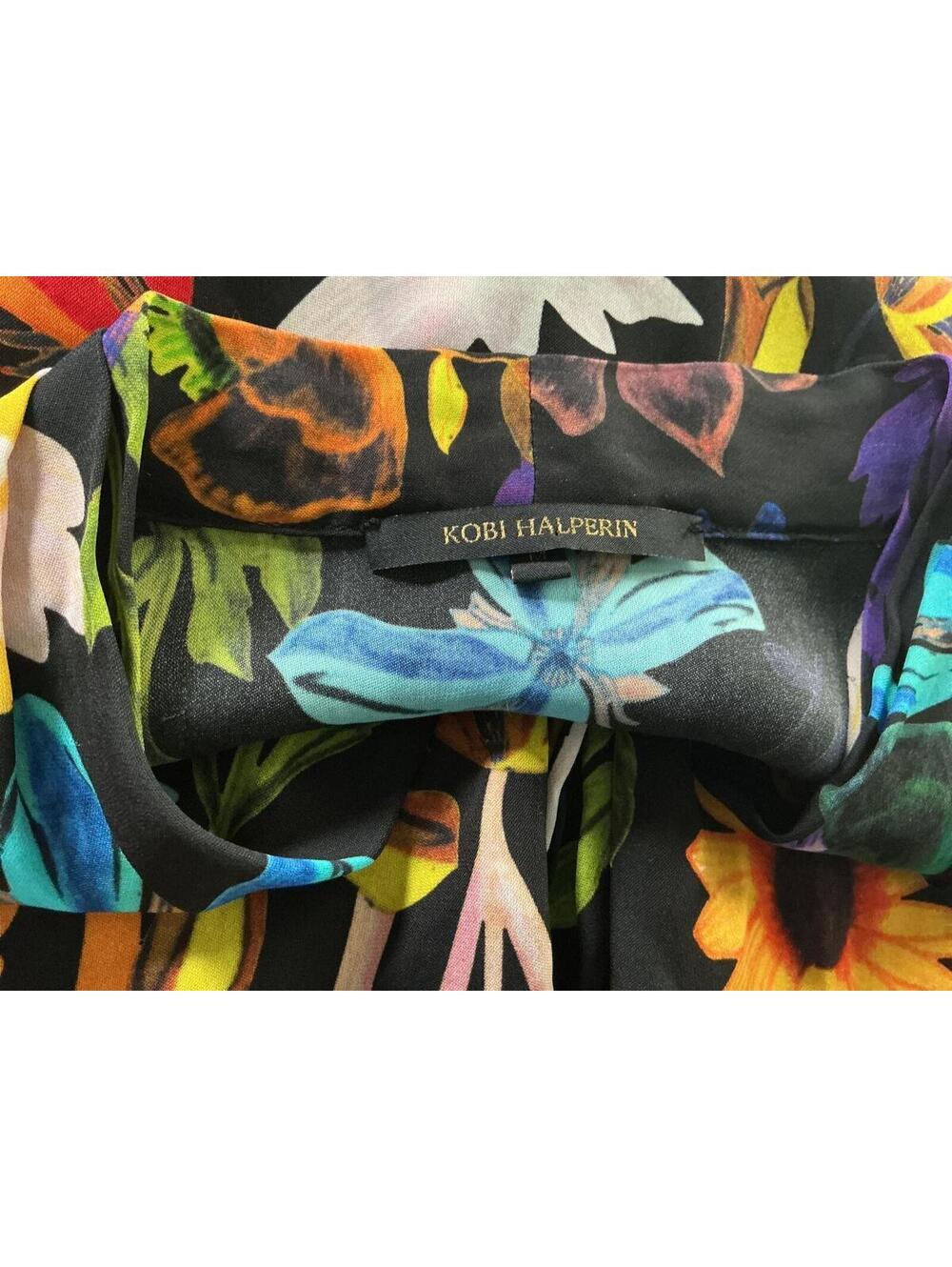 Kobi Halperin “Lorena” Silk-Blend Sleeveless Blouse, Size Medium - Picture 6 of 10